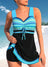 Noir et turquoise